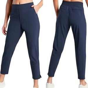 Athleta Brooklyn Mid Rise Ankle Pant Navy 22